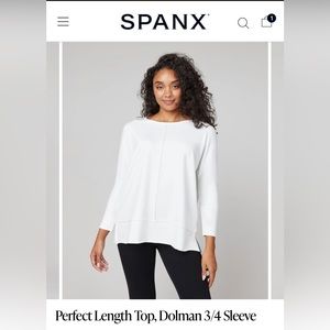 Spans perfect length Dolan top 3/4 sleeve